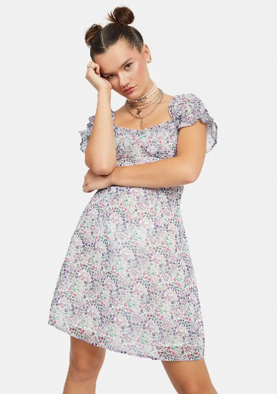Floral Thoughts Mini Dress PrettyLittleThing mini dresses